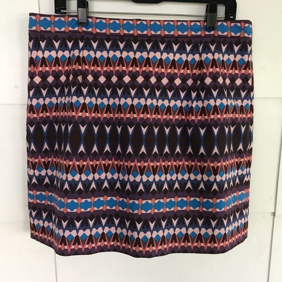 J Crew Pencil Purple Salon Mini Skirt Sz 12 EUC - Picture 2 of 8